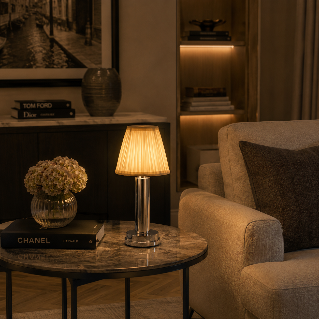 Livia | Luxe Draadloze Tafellamp