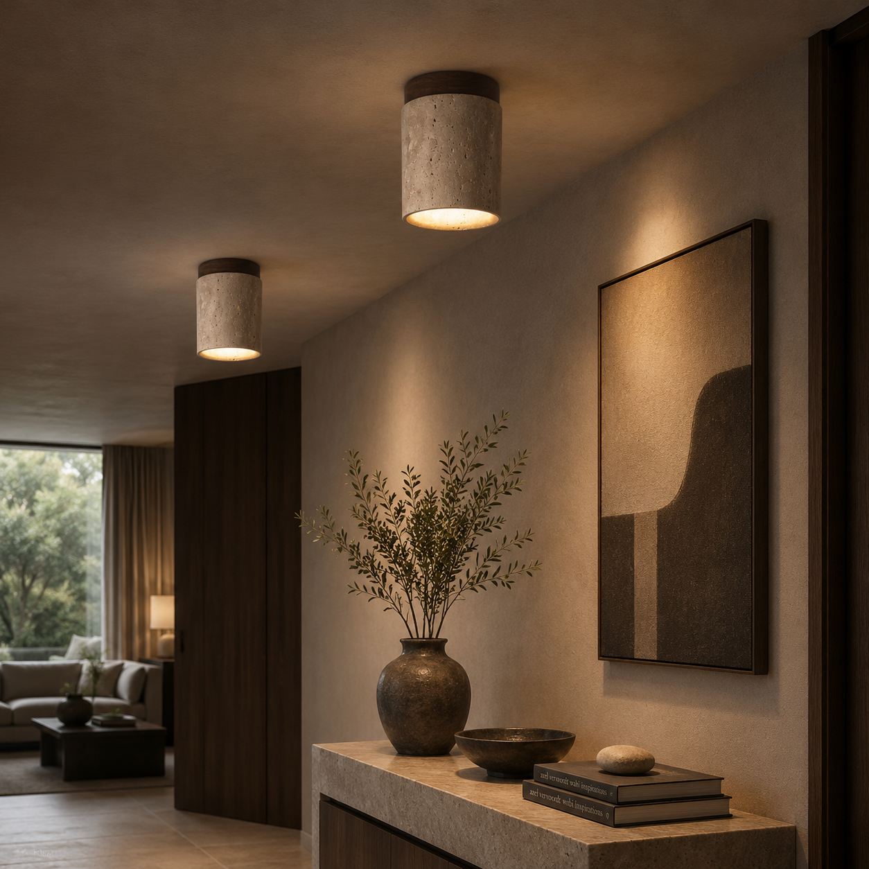 Sona | Stenen Plafondlamp