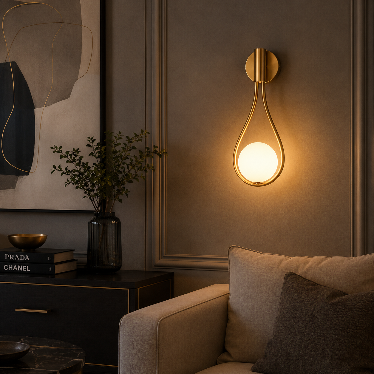 Dina | Moderne Noordse Wandlamp